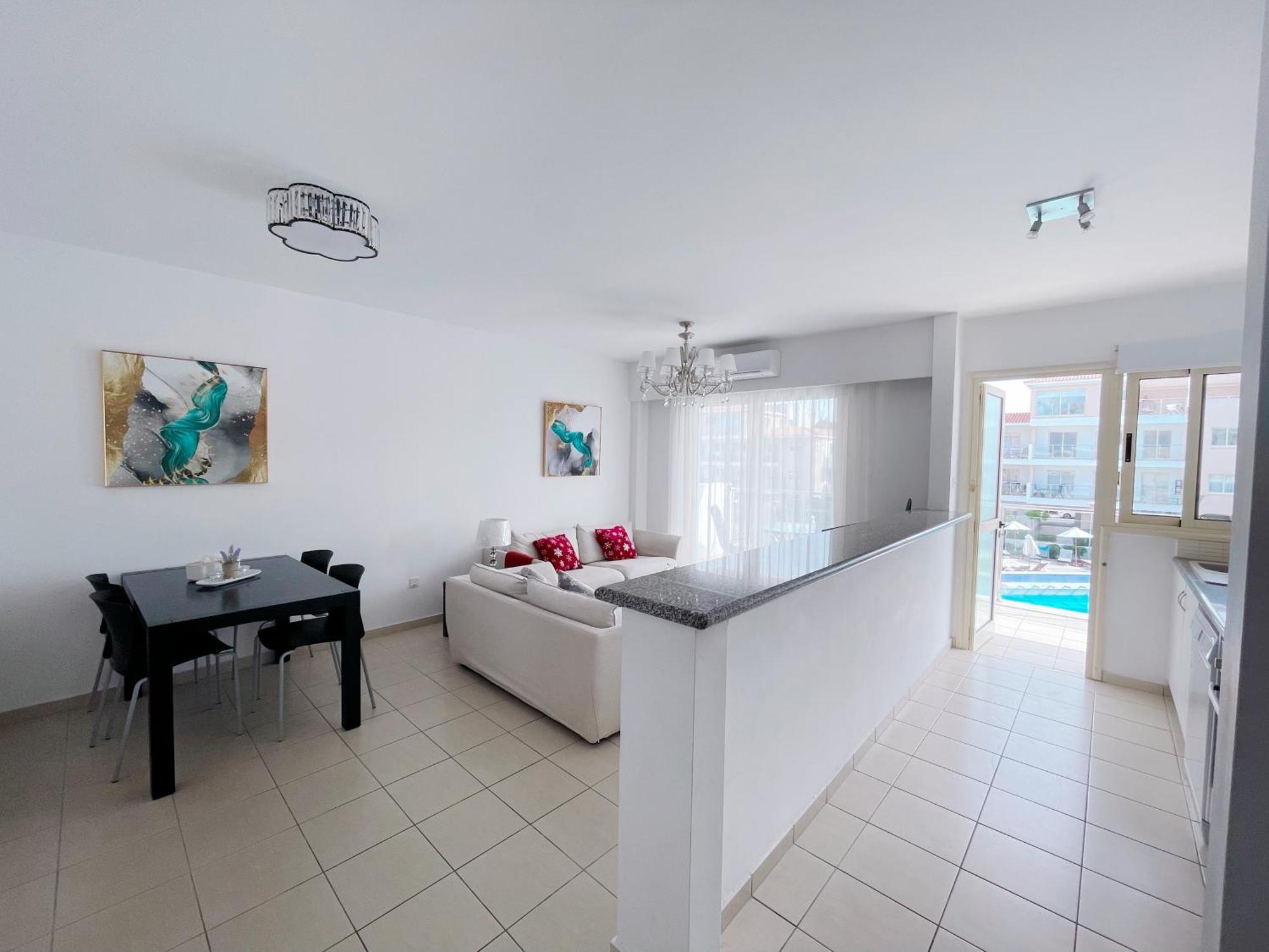 Ferienwohnung Elysia Park Paphos Exterior foto